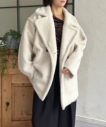 Thevon（ゼボン）の「Fムートンタックミドルダブルコート（ムートンコート）」