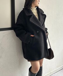 Thevon（ゼボン）の「Fムートンタックミドルダブルコート（ムートンコート）」