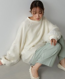 Bab（バブ）の「【累計お気入り10,000人突破！】シアーレイヤード裏毛スウェット（スウェット）」