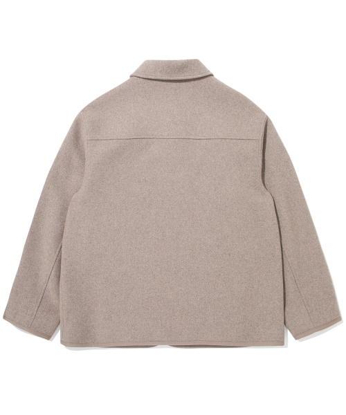 COVERNAT(カバーナット)の「カバーウールカラージャケットベージュ(その他アウター・レディース・その他・SMALL/MEDIUM/LARGE/X-LARGE)」の3枚目の写真