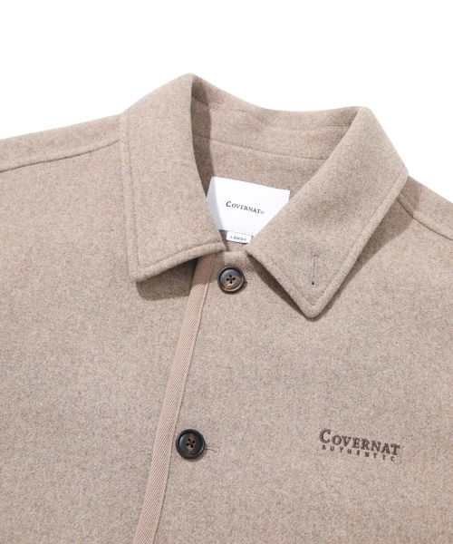 COVERNAT(カバーナット)の「カバーウールカラージャケットベージュ(その他アウター・レディース・その他・SMALL/MEDIUM/LARGE/X-LARGE)」の4枚目の写真