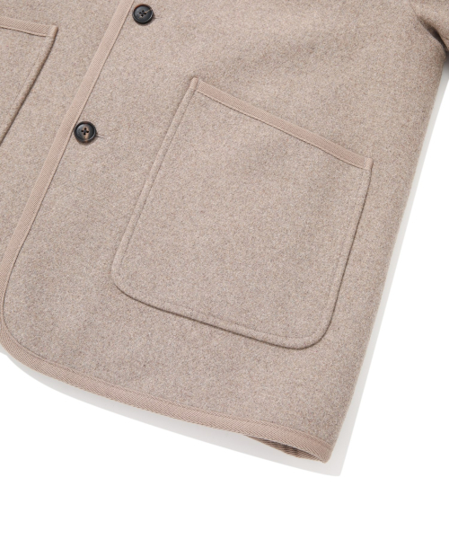 COVERNAT(カバーナット)の「カバーウールカラージャケットベージュ(その他アウター・レディース・その他・SMALL/MEDIUM/LARGE/X-LARGE)」の9枚目の写真