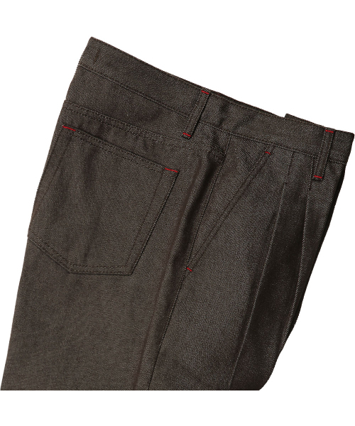 sortie（ソルティ）の「560 Wide Denim Trousers (Brown)（デニムパンツ・メンズ・その他・SMALL/MEDIUM/LARGE/X-LARGE）」の5枚目の写真