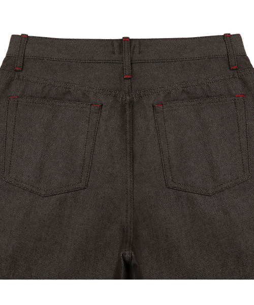 sortie（ソルティ）の「560 Wide Denim Trousers (Brown)（デニムパンツ・メンズ・その他・SMALL/MEDIUM/LARGE/X-LARGE）」の7枚目の写真
