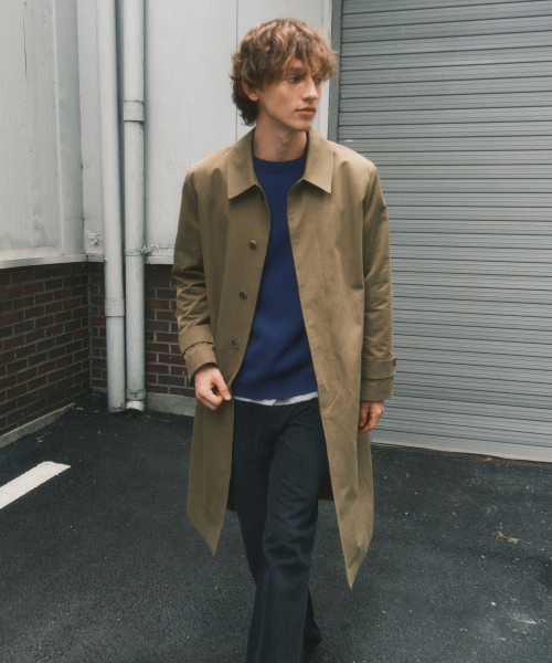 WEDNESDAY OASIS（ウェンズデーオアシス）の「[アトリエエディション] マックトレンチコート_KHAKI(W25-OT03)（トレンチコート・メンズ・カーキ・FREE）」の2枚目の写真