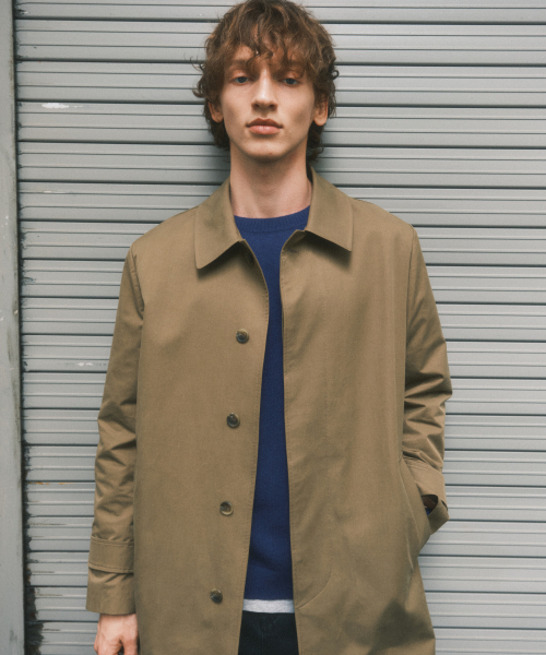 WEDNESDAY OASIS（ウェンズデーオアシス）の「[アトリエエディション] マックトレンチコート_KHAKI(W25-OT03)（トレンチコート・メンズ・カーキ・FREE）」の4枚目の写真