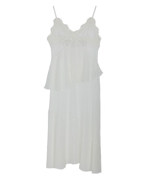 Ameri（アメリ）の「AIRY SHEER LACE CAMISOLE（キャミソール・レディース・ホワイト/ブラック/ブルー・SMALL/MEDIUM）」の17枚目の写真