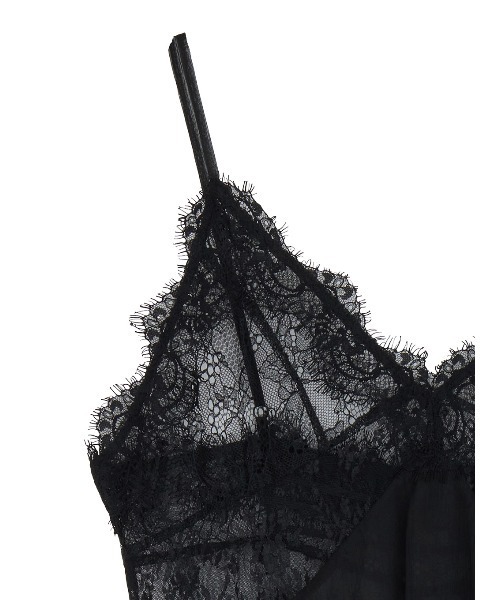 Ameri（アメリ）の「AIRY SHEER LACE CAMISOLE（キャミソール・レディース・ホワイト/ブラック/ブルー・SMALL/MEDIUM）」の21枚目の写真