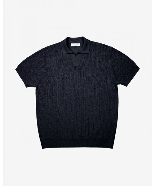 sortie(ソルティ)の「Mesh Mixed Cable Open Collar Knit (Green)(ニット/セーター・メンズ・その他・LARGE/MEDIUM/X-LARGE)」の3枚目の写真