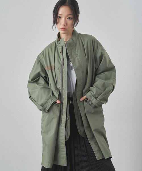 美品【Whim Gazette】ウィム ガゼット　モッズコート　ライナー付カーキ ライナー付ミリタリーコート（モッズコート）｜Whim Gazette（ウィム