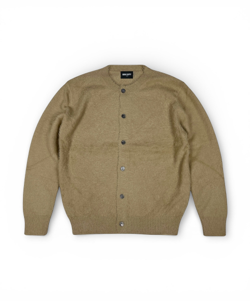 BORN SLIPPY(ボーンスリッピー)の「Soft Angora Round Neck Cardigan (Beige)(カーディガン/ボレロ・メンズ・その他・FREE)」の1枚目の写真