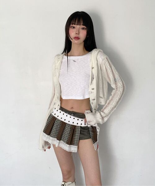 CHERRYQUIRI(チェリーキュリー)の「ウエスタンレースショーツ - カーキ(その他パンツ・レディース・その他・SMALL/MEDIUM)」の5枚目の写真