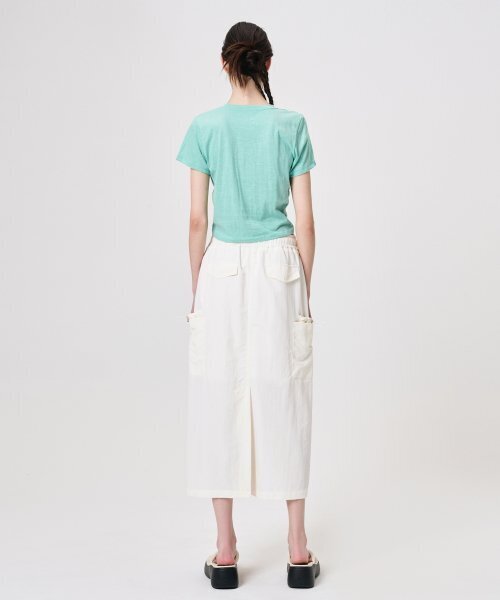 ETMON（エトモン）の「Heart String T-Shirt, Green（Tシャツ/カットソー・レディース・その他・FREE）」の6枚目の写真
