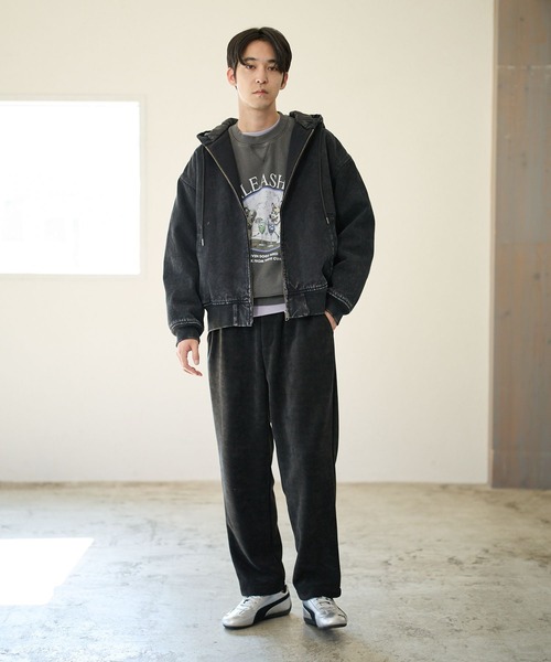 BAYFLOW(ベイフロー)の「裏起毛フリースイージーパンツ(その他パンツ・メンズ・ブラック/チャコール/カーキ・MEDIUM/LARGE)」の11枚目の写真
