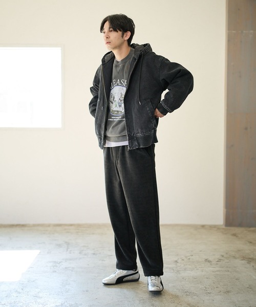 BAYFLOW(ベイフロー)の「裏起毛フリースイージーパンツ(その他パンツ・メンズ・ブラック/チャコール/カーキ・MEDIUM/LARGE)」の12枚目の写真