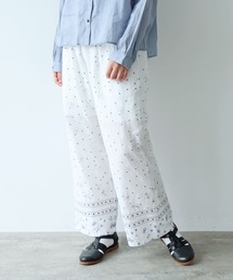 bulle de savon | びわ刺繍 パンツ(その他パンツ)