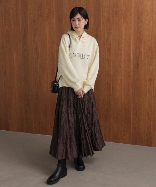 Bou Jeloud（ブージュルード）の「シンプルロゴコクーンパーカー（パーカー・レディース・グレー/ブラック/ライトブルー/アイボリー・FREE）」の11枚目の写真