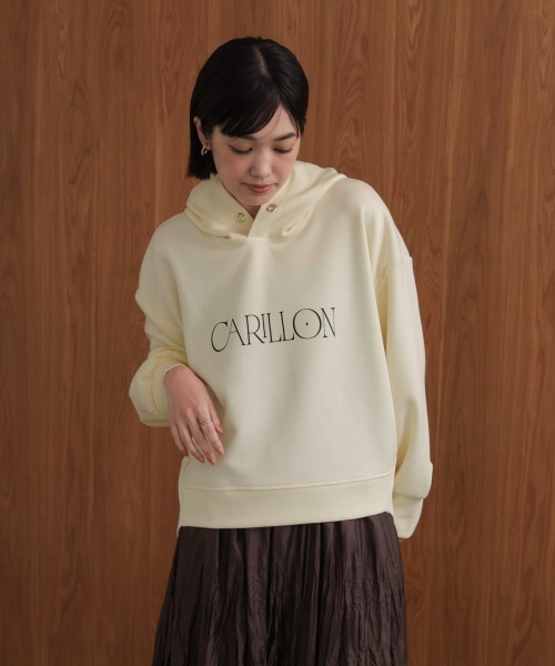 Bou Jeloud（ブージュルード）の「シンプルロゴコクーンパーカー（パーカー・レディース・グレー/ブラック/ライトブルー/アイボリー・FREE）」の16枚目の写真