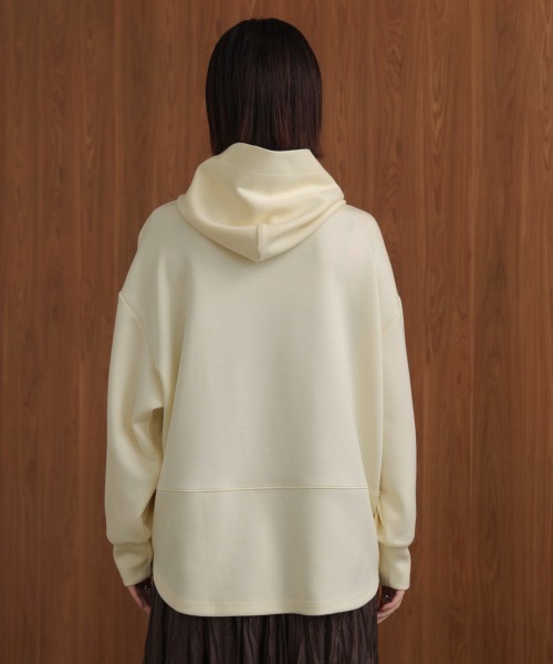 Bou Jeloud（ブージュルード）の「シンプルロゴコクーンパーカー（パーカー・レディース・グレー/ブラック/ライトブルー/アイボリー・FREE）」の22枚目の写真