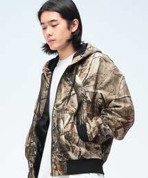 SAKAZEN（サカゼン）の「JUNGLE STORM (ジャングルストーム) カモフラージュ 裏地メッシュ フルジップ パーカー ブルゾン リアルツリー（カバーオール）」