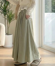 Aラインロングスカート