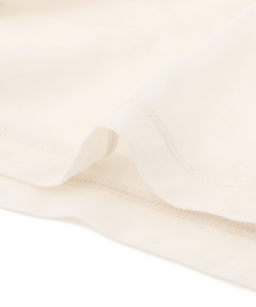 ADAM ET ROPE'（アダムエロペ）の「シアークルーネックトップス（Tシャツ/カットソー・レディース・オフホワイト/ブラウン/ライトグリーン・FREE）」の21枚目の写真