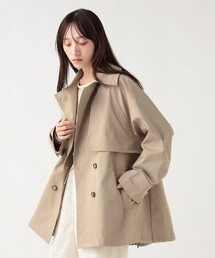 BEAMS HEART | ダブル ブレスト ミドル トレンチコート(トレンチコート)