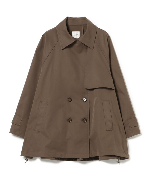 BEAMS HEART（ビームスハート）の「ダブル ブレスト ミドル トレンチコート（トレンチコート・レディース・ベージュ/ブラウン・FREE）」の17枚目の写真