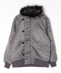 MMMM（エムエムエムエム）の「MMMM/ヴィンテージナイロンN2-Bジャケット（ミリタリージャケット）」