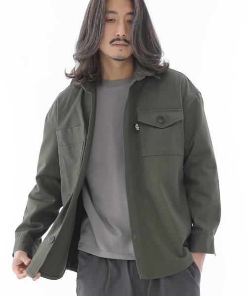 SAINTCREW(セントクルー)の「ツーレイヤーバテックポケットボタンシャツジャケット2L-401SJカーキ(デニムジャケット・メンズ・その他・X-LARGE/LARGE/MEDIUM)」の12枚目の写真