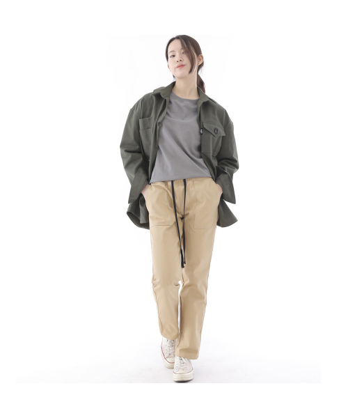 SAINTCREW(セントクルー)の「ツーレイヤーバテックポケットボタンシャツジャケット2L-401SJカーキ(デニムジャケット・メンズ・その他・X-LARGE/LARGE/MEDIUM)」の9枚目の写真