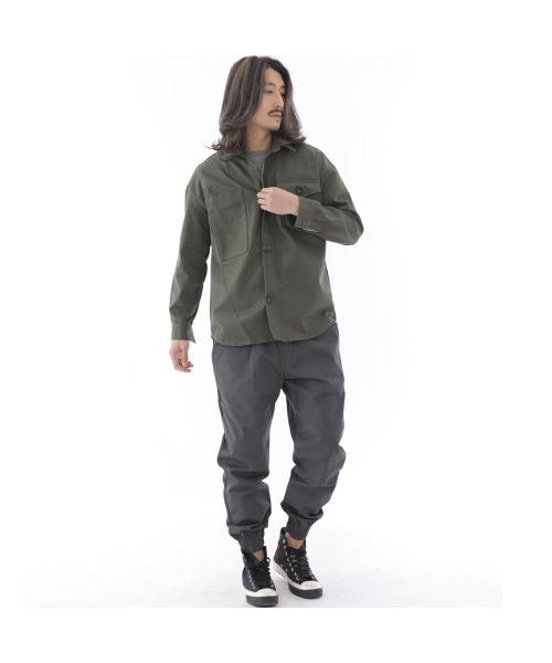 SAINTCREW(セントクルー)の「ツーレイヤーバテックポケットボタンシャツジャケット2L-401SJカーキ(デニムジャケット・メンズ・その他・X-LARGE/LARGE/MEDIUM)」の7枚目の写真