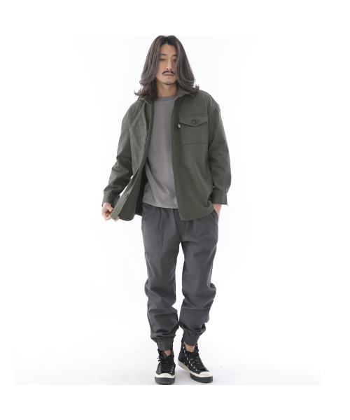 SAINTCREW(セントクルー)の「ツーレイヤーバテックポケットボタンシャツジャケット2L-401SJカーキ(デニムジャケット・メンズ・その他・X-LARGE/LARGE/MEDIUM)」の5枚目の写真