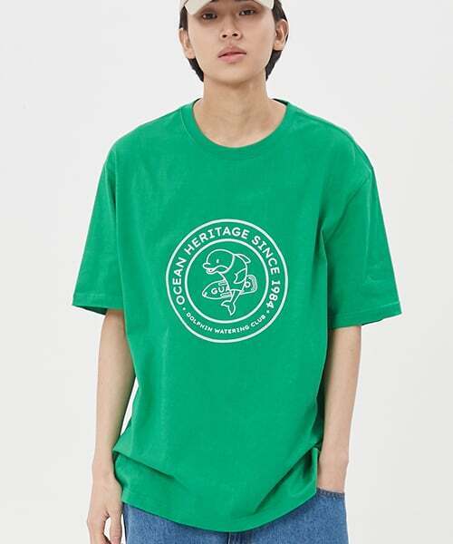 DOLPHIN WAVE APPAREL(ドルフィンウェーブアパレル)の「ドルフィンライフガードTシャツ(Tシャツ/カットソー・メンズ・その他・MEDIUM/LARGE)」の1枚目の写真