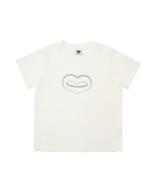 MIHEV(ミヘブ)の「ミヘブ グラフィック シンボル Tシャツ ホワイト(Tシャツ/カットソー・レディース・その他・MEDIUM/LARGE)」の6枚目の写真