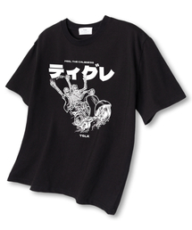 バイクスケール オーバーサイズ 半袖Tシャツ ブラック