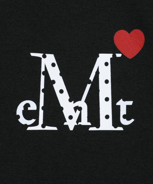 MUCENT（ムセント）の「ラブリッツミニハートロゴフードジップアップ 男女共用 (2カラー)（パーカー・レディース・ブラック/グレー・SHORT/1）」の12枚目の写真