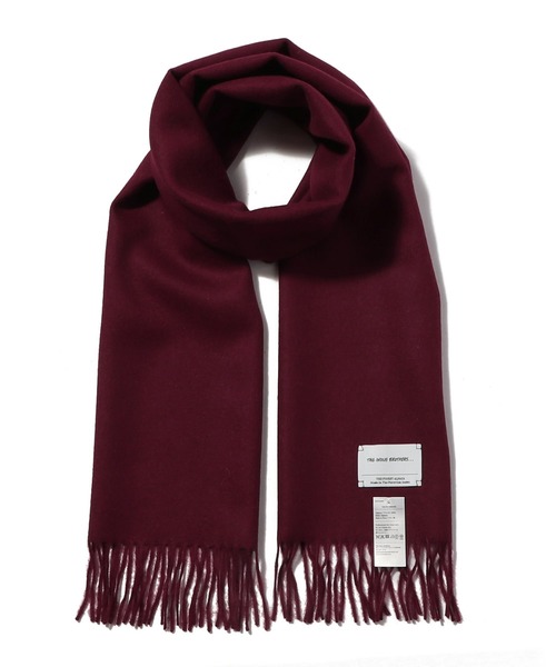 THE INOUE BROTHERS（ザイノウエブラザーズ）の「THE INOUE BROTHERS / Brushed Scarf（マフラー・メンズ・ブラック/レッド/キャメル/ホワイト/オレンジ/ネイビー・FREE）」の8枚目の写真