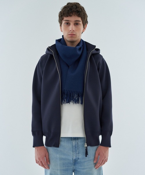 THE INOUE BROTHERS（ザイノウエブラザーズ）の「THE INOUE BROTHERS / Brushed Scarf（マフラー・メンズ・ブラック/レッド/キャメル/ホワイト/オレンジ/ネイビー・FREE）」の11枚目の写真