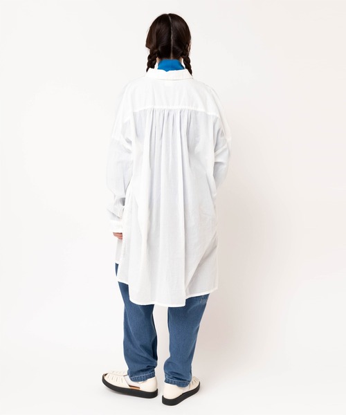 URCH RNA(アーチ アールエヌエー)の「R4416 ワークテイストのPJ'sパンツ(デニムパンツ・レディース・ライトインディゴブルー・FREE)」の12枚目の写真
