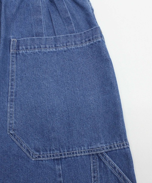 URCH RNA(アーチ アールエヌエー)の「R4416 ワークテイストのPJ'sパンツ(デニムパンツ・レディース・ライトインディゴブルー・FREE)」の18枚目の写真