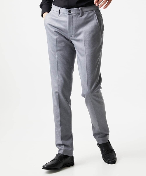 MICHEL KLEIN HOMME (ミッシェルクランオム)の「ダウンファブリックスラックスパンツ(スラックス・メンズ・グレー/ブラック/アイボリー・MEDIUM/LARGE/X-LARGE)」の3枚目の写真