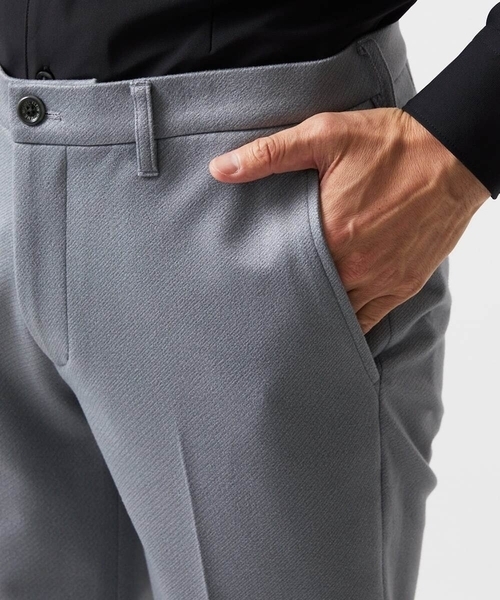 MICHEL KLEIN HOMME (ミッシェルクランオム)の「ダウンファブリックスラックスパンツ(スラックス・メンズ・グレー/ブラック/アイボリー・MEDIUM/LARGE/X-LARGE)」の9枚目の写真