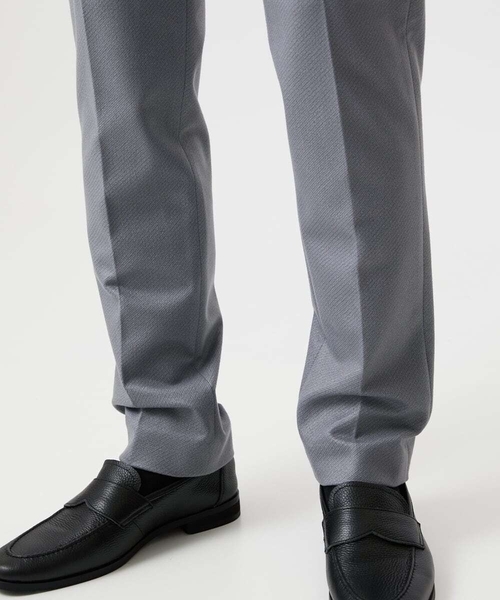 MICHEL KLEIN HOMME (ミッシェルクランオム)の「ダウンファブリックスラックスパンツ(スラックス・メンズ・グレー/ブラック/アイボリー・MEDIUM/LARGE/X-LARGE)」の8枚目の写真