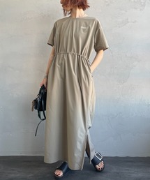 AMERICANA | [Americana/アメリカーナ] 別注 4WAYストレッチ ウエストギャザー マキシ丈ワンピース(ワンピース)