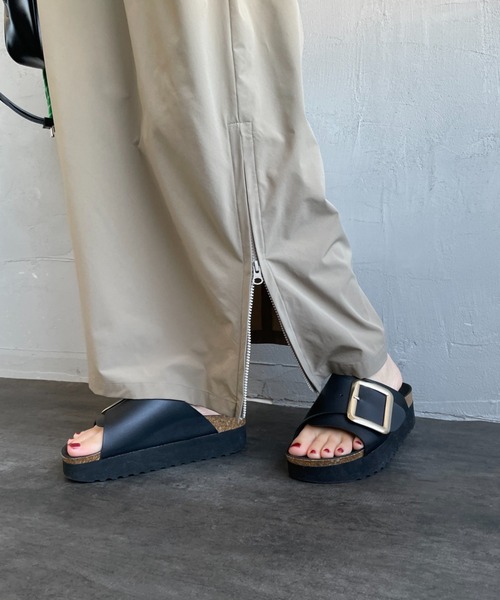 AMERICANA（アメリカーナ）の「[Americana/アメリカーナ] 別注 4WAYストレッチ ウエストギャザー マキシ丈ワンピース（ワンピース・レディース・チャコール/ブラウン/グレイッシュベージュ・ONE SIZE）」の17枚目の写真