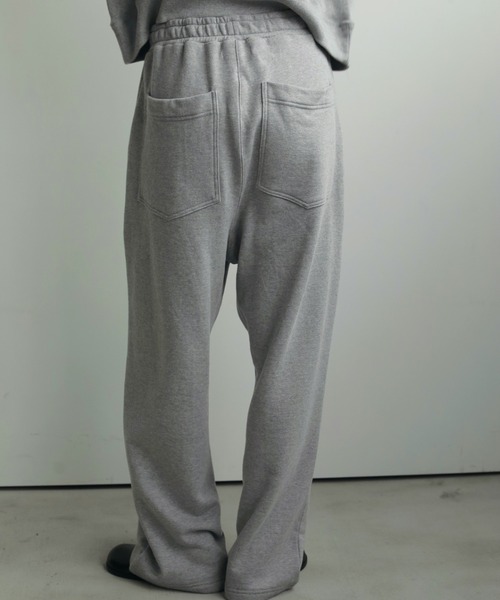 anuke（アンヌーク）の「[anuke/アンヌーク] ワイド スウェットパンツ（スウェットパンツ・レディース・グレー/チャコールグレー・36）」の8枚目の写真