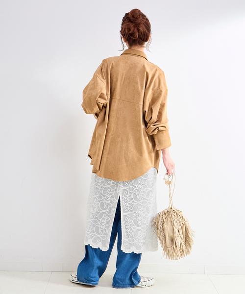 Simplicite(サンプリシテ)の「手洗い可 / コード刺繍キャミワンピース(ワンピース・レディース・ブラック・FREE)」の11枚目の写真