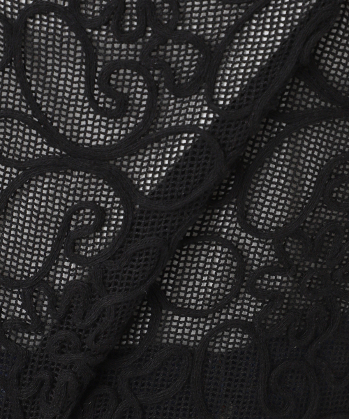 Simplicite(サンプリシテ)の「手洗い可 / コード刺繍キャミワンピース(ワンピース・レディース・ブラック・FREE)」の22枚目の写真