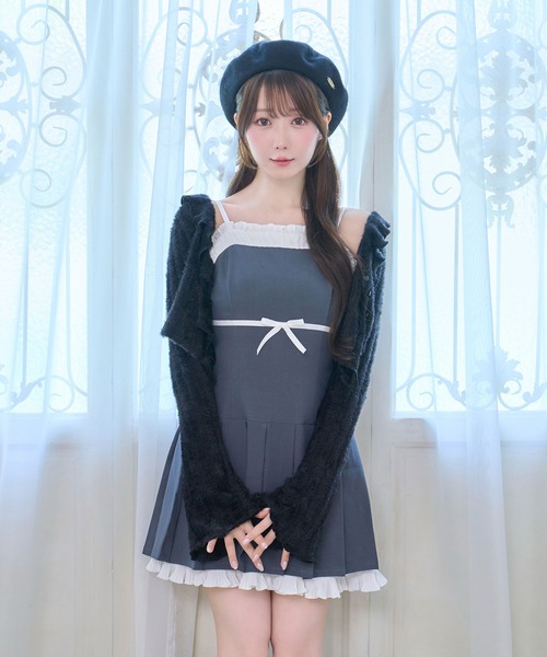 ワンピース kisstheclub line layered mini onepiece 再入荷】line layerd mini onepiece | KISS THE CLUB